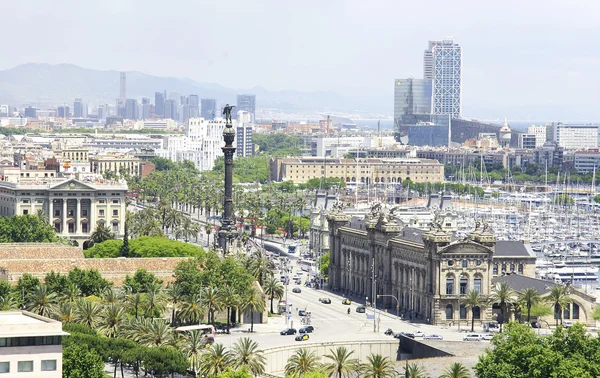 Widok na miasto hiszpański — Zdjęcie stockowe