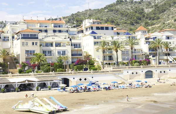 Buildings on the seashore — Stock Photo, Image