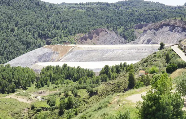 Übersicht der Salzbergwerke — Stockfoto