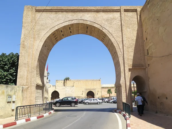 De arquitectura típica marroquí arco — Foto de Stock