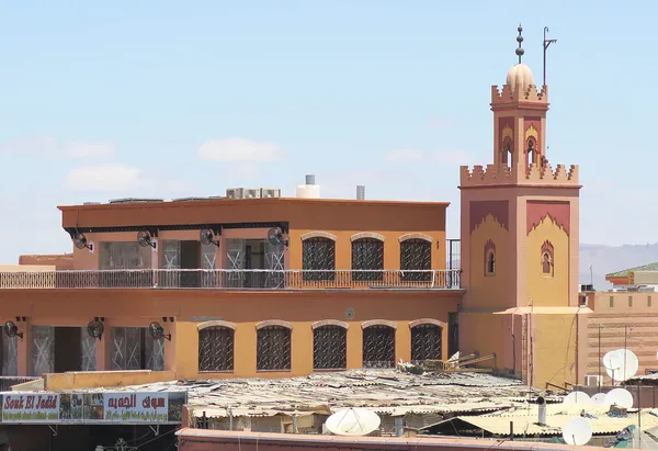 Praça do Mercado em Marrakech — Fotografia de Stock