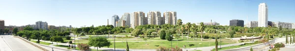 Oversigt over haver i Valencia - Stock-foto