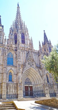 Barselona, Katalunya, İspanya ve Avrupa 'nın Gotik tarzı katedrali