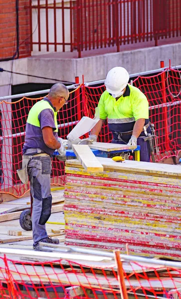 Byggande Ett Flervåningshus Barcelona Katalonien Spanien Europa — Stockfoto