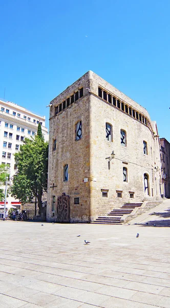 스페인의 카탈루냐 바르셀로나의 양식의 대성당 — 스톡 사진