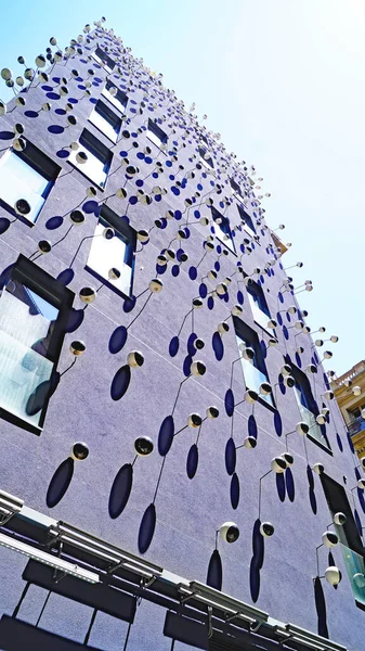 Rehabilitacja Modernistycznego Budynku Barcelona Katalonia Hiszpania Europa — Zdjęcie stockowe