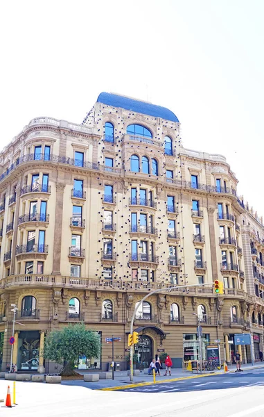 Rehabilitación Edificio Modernista Barcelona Cataluña España Europa — Foto de Stock