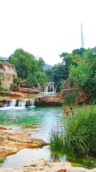 Pesquera Poza Eller Naturlig Pool Beceite Teruel Aragon Spanien Europa — Stockfoto