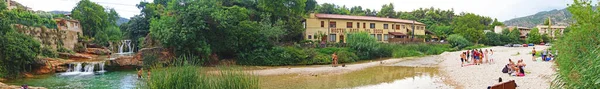 Pesquera Poza Piscina Natural Beceite Teruel Aragón España Europa — Foto de Stock