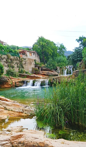 Pesquera Poza Eller Naturlig Pool Beceite Teruel Aragon Spanien Europa — Stockfoto