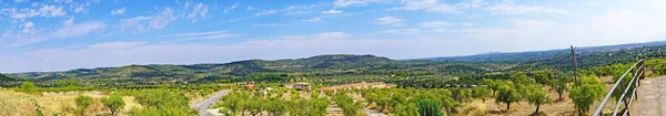 Krajobraz Prowincji Teruel Aragon Hiszpania Europa — Zdjęcie stockowe