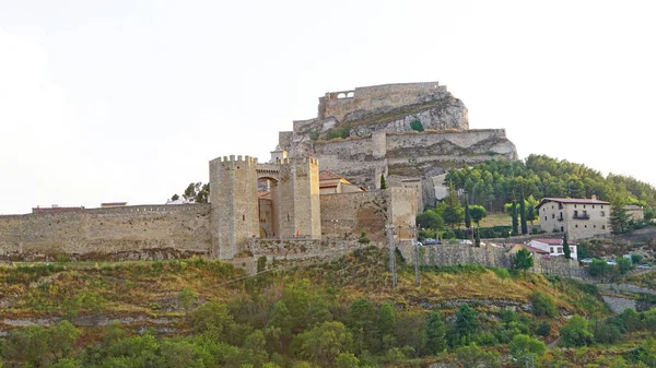 Morella Castelln Valensiyalı Cemaati Spanya Avrupa Stok Resim