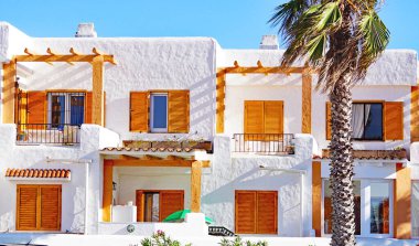 Tarifa sahilinin panoramik uçurtmaları, Cadiz, İspanya, Avrupa