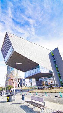 Barcelona, Katalunya, İspanya, Avrupa 'daki Les Glories Meydanı' ndaki Tasarım Müzesi