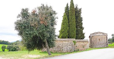 Santa Cecilia ve Granera Mezarlığı, Castelltersol, Barcelona, Katalunya, İspanya, Avrupa