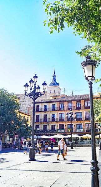 Zicht Toledo Castilla Mancha Spanje Europa — Stockfoto