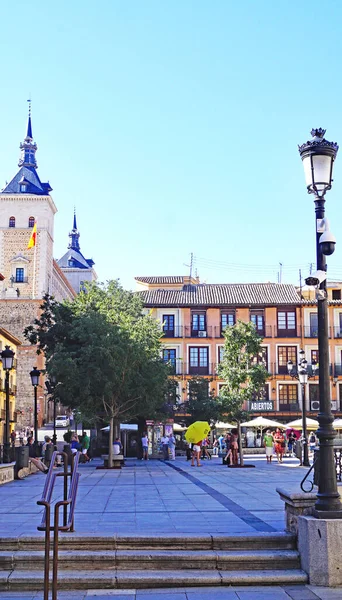 Zicht Toledo Castilla Mancha Spanje Europa — Stockfoto