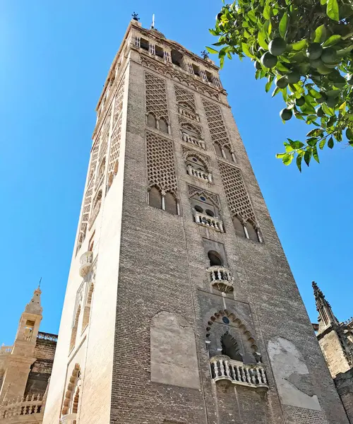 Giralda Tower Seville Andalusia Spain Europe — Stock Photo, Image