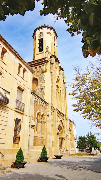 Pohled Kostelem San Cebria Tiana Barcelona Catalunya Španělsko Evropa — Stock fotografie