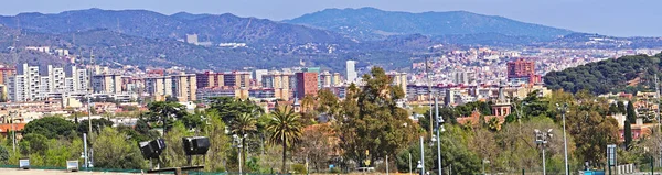 Barcelona Stadsbild Från Vall Hebron Barcelona Catalunya Spanien Europa — Stockfoto