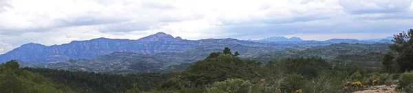 Panoramic Mountain Landscape Catalunya Spain Europe — Stockfoto