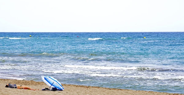 Prat Llobregat Beach Province Barcelona Catalonia Spain Europe — Stock Photo, Image