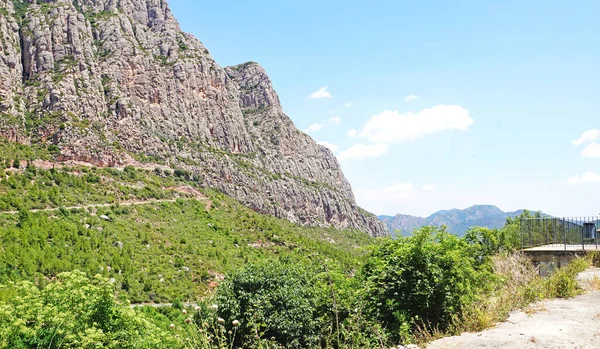 Vista Das Montanhas Montserrat Collbato Barcelona Catalunha Espanha Europa — Fotografia de Stock