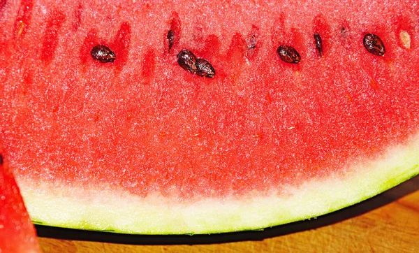 Watermelon Slices Kitchen Marble — Stock Photo, Image