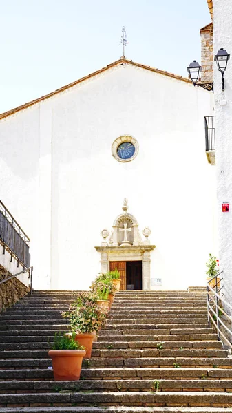 Santuario Melekler Mirador Les Gavarres Les Gavarres Girons Lempord Girona — Stok fotoğraf