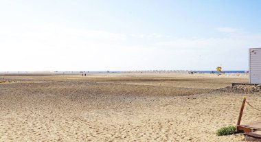 Jandia 'daki Morro Jable Plajı, Fuerteventura, Las Palmas, Kanarya Adaları, İspanya, Avrupa