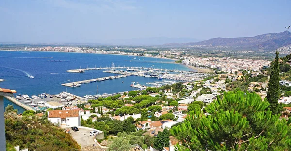 Girona Katalunya Spanya Avrupa Gül Panoramisi — Stok fotoğraf