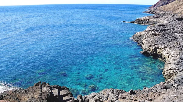 Paseo Marítimo Piscinas Caleta Valverde Hierro Santa Cruz Tenerife Islas — Foto de Stock