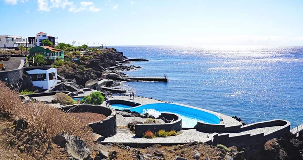 Paseo Marítimo Piscinas Caleta Valverde Hierro Santa Cruz Tenerife Islas — Foto de Stock