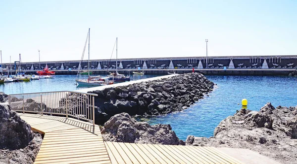 Přístav Pláž Restinga Hierro Santa Cruz Tenerife Kanárské Ostrovy Španělsko — Stock fotografie