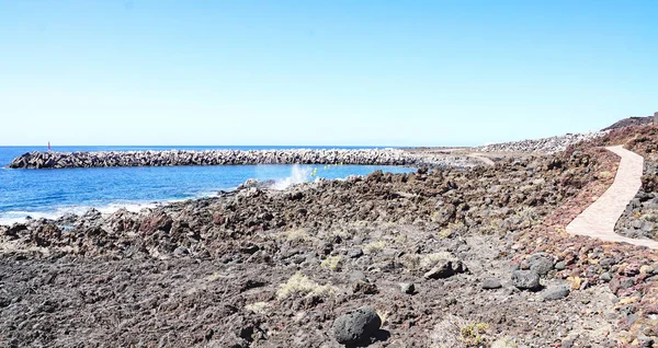 Port Plage Restinga Hierro Santa Cruz Tenerife Îles Canaries Espagne — Photo