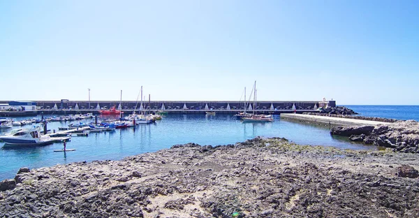 Porto Praia Restinga Hierro Santa Cruz Tenerife Ilhas Canárias Espanha — Fotografia de Stock