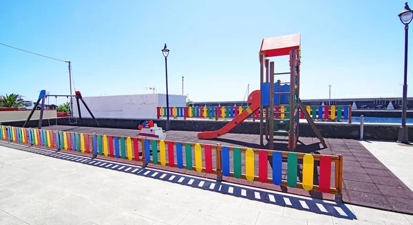 Hafen Und Strand Von Restinga Hierro Santa Cruz Tenerife Kanarische — Stockfoto