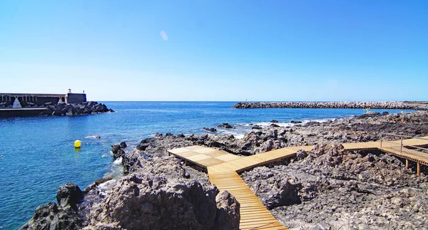 Porto Spiaggia Restinga Hierro Santa Cruz Tenerife Isole Canarie Spagna — Foto Stock