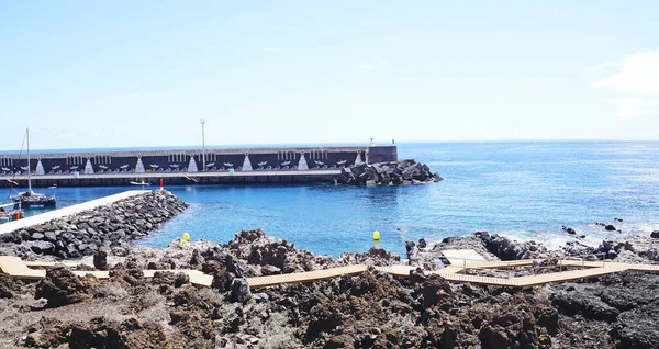 Porto Praia Restinga Hierro Santa Cruz Tenerife Ilhas Canárias Espanha — Fotografia de Stock