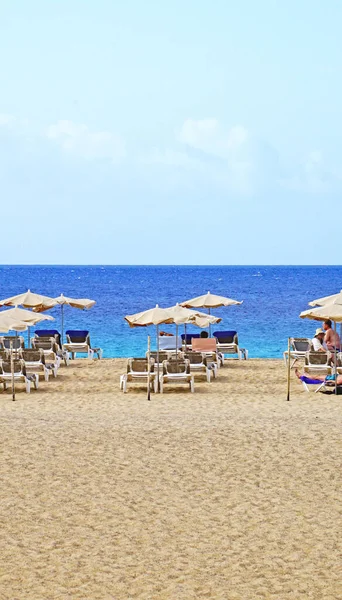 Morro Jable Beach Jandia Fuerteventura Las Palmas Isole Canarie Spagna — Foto Stock