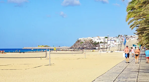 Morro Jable Beach Kaupungissa Jandia Fuerteventura Las Palmas Kanariansaaret Espanja — kuvapankkivalokuva