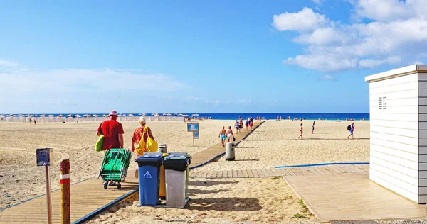 Morro Jable Strand Jandia Fuerteventura Las Palmas Kanarische Inseln Spanien — Stockfoto