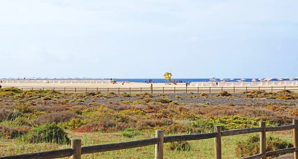 Morro Jable Strand Jandia Fuerteventura Las Palmas Kanarische Inseln Spanien — Stockfoto