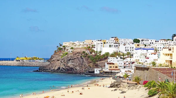 Stranden Morro Jable Jandia Fuerteventura Las Palmas Kanarieöarna Spanien Europa — Stockfoto