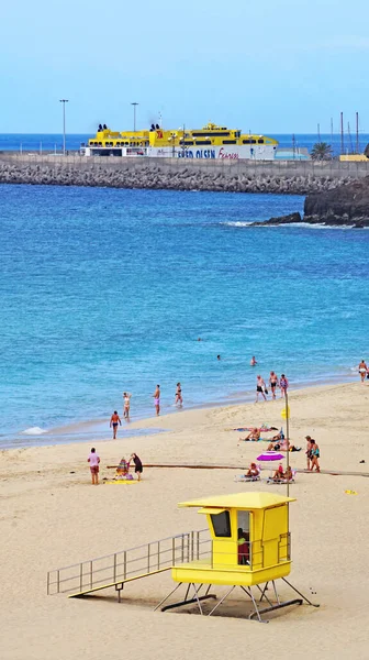 Strand Van Morro Jable Jandia Fuerteventura Las Palmas Canarische Eilanden — Stockfoto