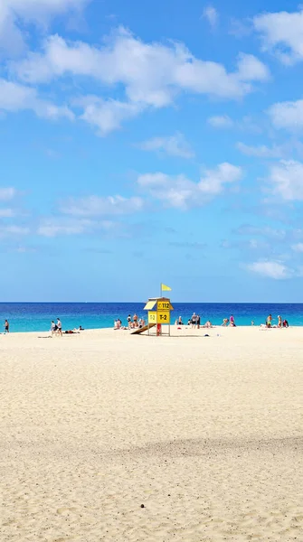 Morro Jable Strand Jandia Fuerteventura Las Palmas Kanarische Inseln Spanien — Stockfoto
