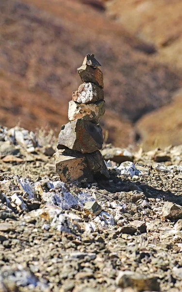 Evenwichtskunst Stenen Evenwicht Canarische Eilanden — Stockfoto