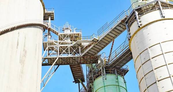 Cement Factory Vallcarca Coast Garraf Barcelona Catalunya Spain Europe — Stock Photo, Image