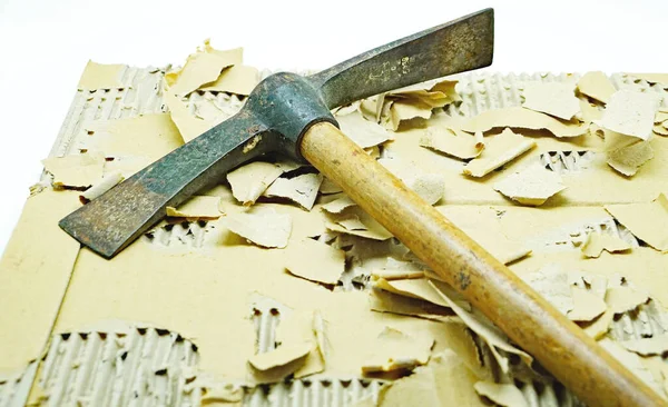 Herramientas Para Bricolaje Sobre Fondo Blanco — Foto de Stock