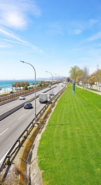 Pobřeží Maresme Provincii Barcelona Katalánsko Španělsko Evropa — Stock fotografie